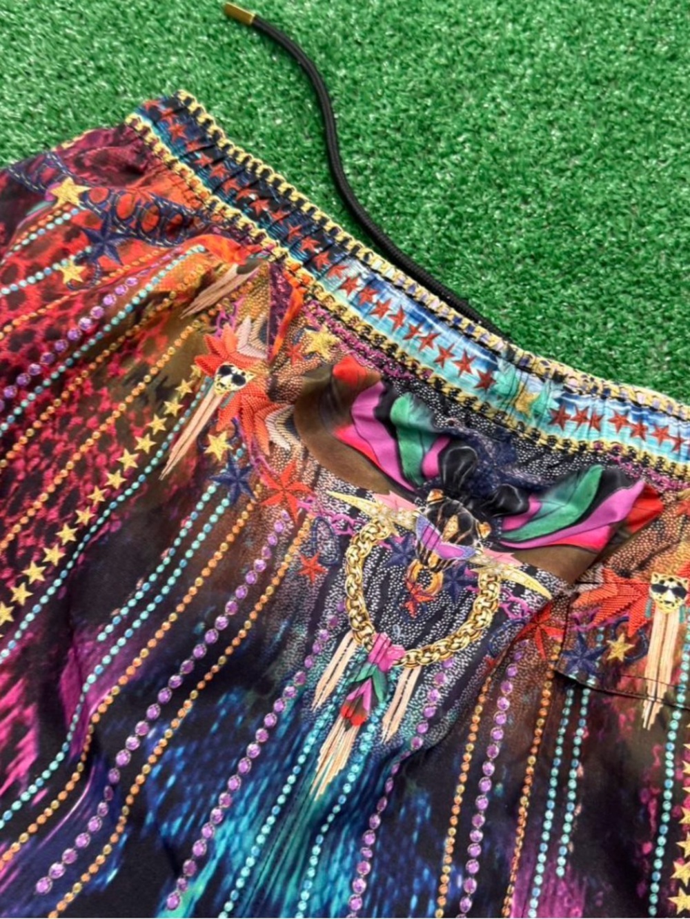 Camilla Men’s Multicolor Printed Swim Trunks - Picture 7 of 8